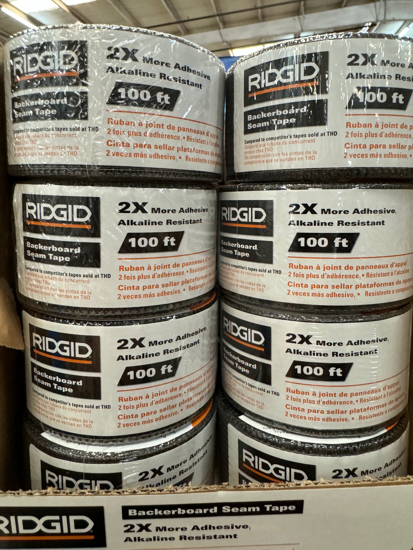 RIDGID 100in BACKERBOARD SEAM TAPE