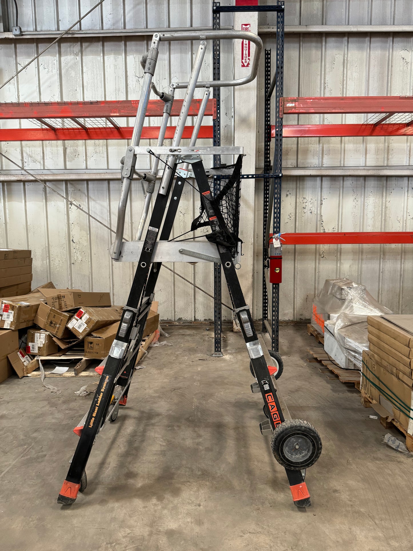 Little Giant 3-5’ adjustable Cage Ladder