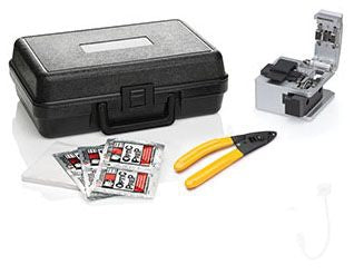 Leviton 49800-MSK FastCAM Connector Opt-X Tool Kit: Opt-X Fiber Cleaver, Buffer Removal Tool, Lint-Free Wipes, Alcohol Moistened Wipes