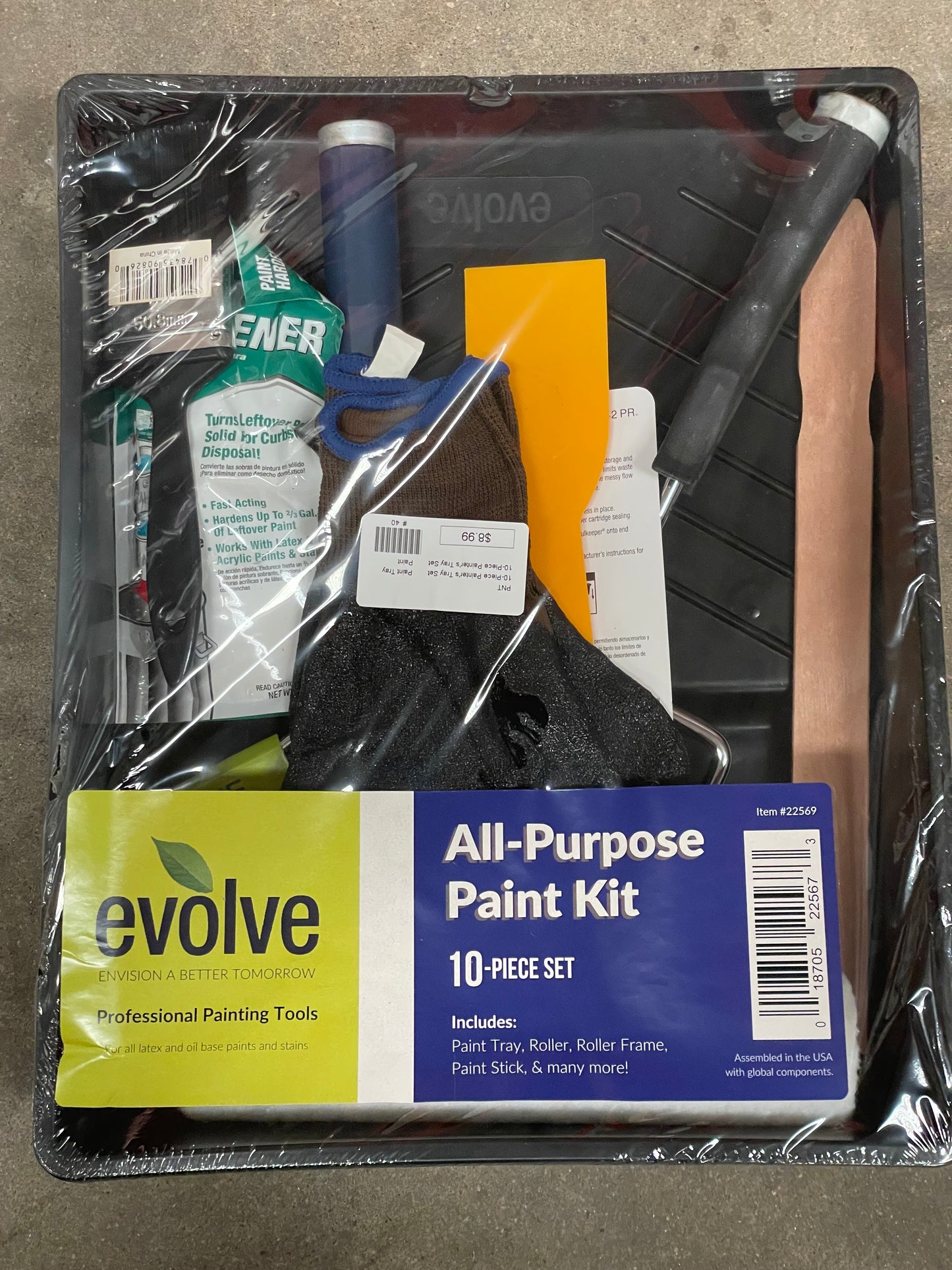 EVOLVE 10-Piece Painter's Tray Set