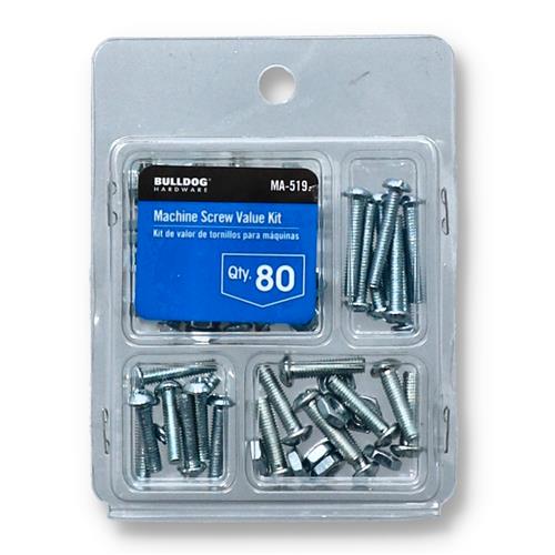 80PC MACHINE SCREW VALUE KIT