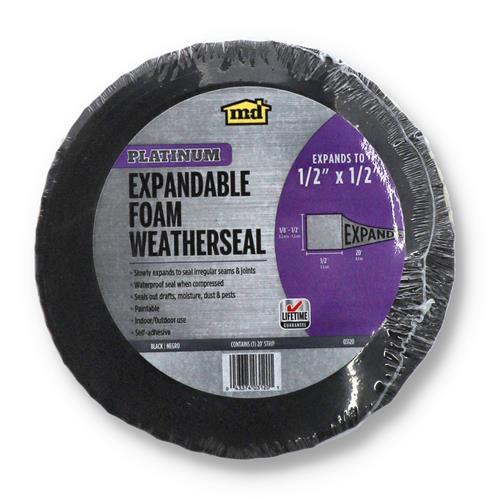 MD Expandable Foam Weatherseal 1/2x1/2x20