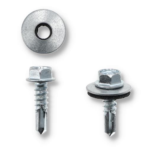 PRO-TWIST 1LB #12x3/4'' 5/16 HEX WASHER & NEOPRENE BONDED WASHER SCREWS