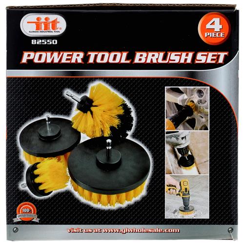 4pc POWER TOOL BRUSH SET