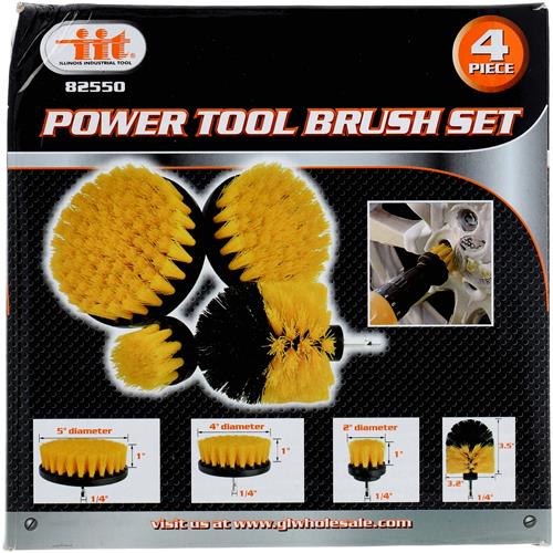 4pc POWER TOOL BRUSH SET