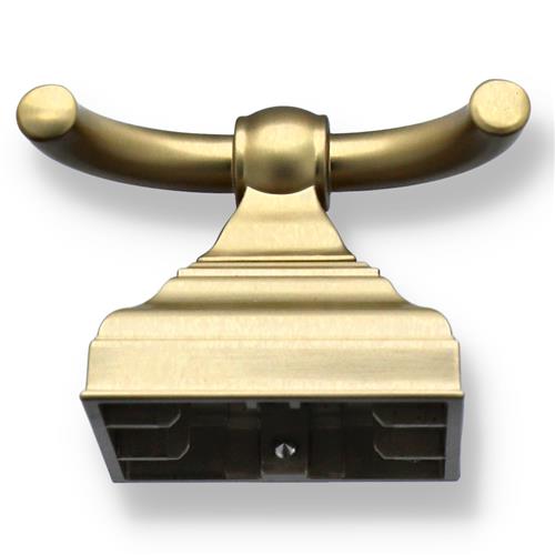 DOUBLE ROBE HOOK MARKHAM GOLDEN CHAMPAGNE