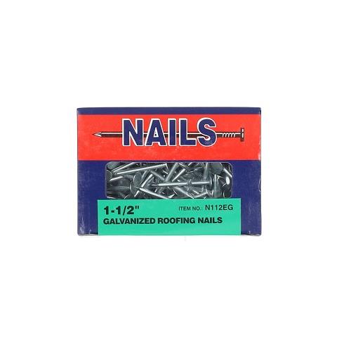 1LB 1-1/2in GALVANIZED ROOFING NAILS