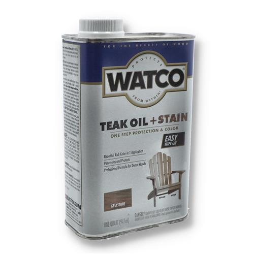 WATCO 1QT TEAK OIL + STAIN ONE