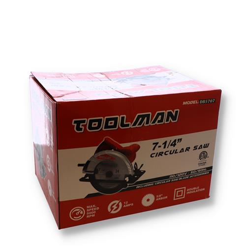 TOOLMAN 7-1/4" 12AMP CORDED CIRCULAR SAW