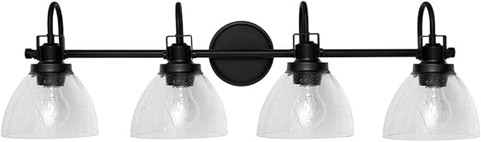 Valdivian Marden 4-Light Vanity Light Fixture (Matte Black)