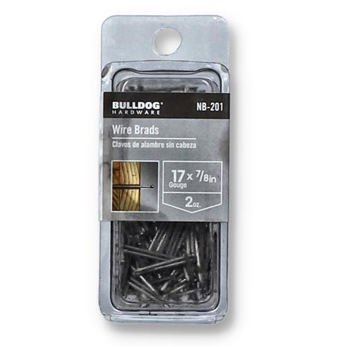 BULLDOG 2OZ WIRE BRAD NAILS 17g 7/8in