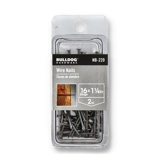 2OZ 1-1/4in WIRE NAILS 16 GAUGE