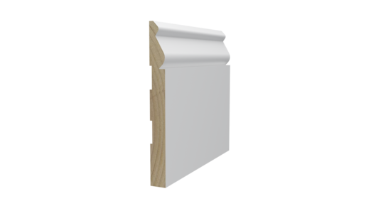 5-1/4" x 16' Primed Pine FJ Baseboard $16.99