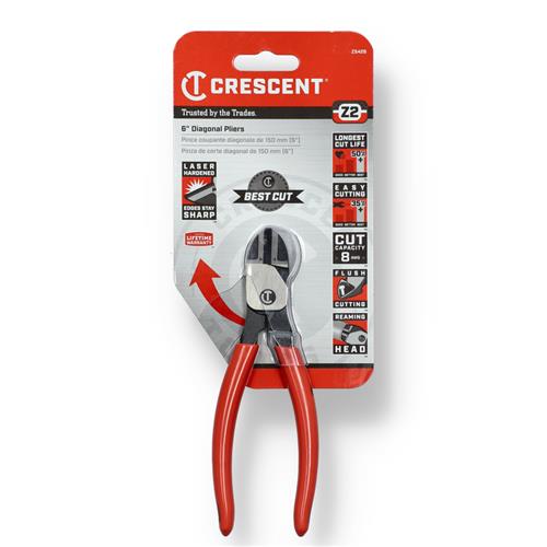 CRESCENT Z2 6" DIAGONAL PLIERS