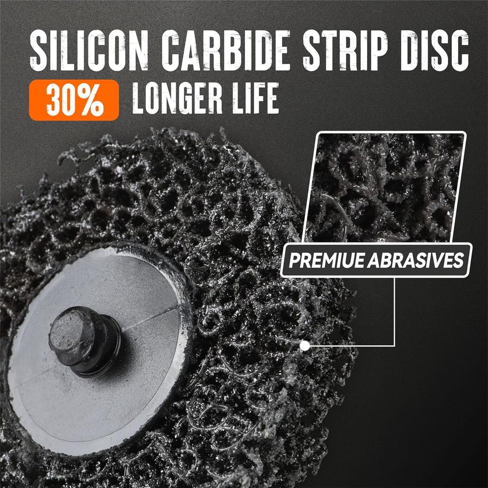 Abrapro 16pc Quick Change Easy Strip Wheel Set