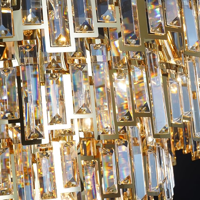 Antilisha Gold Crystal Chandelier