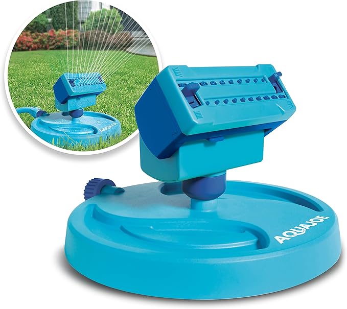Aqua Joe AJ-OSPR20 Mini Gear-Driven Oscillating Sprinkler