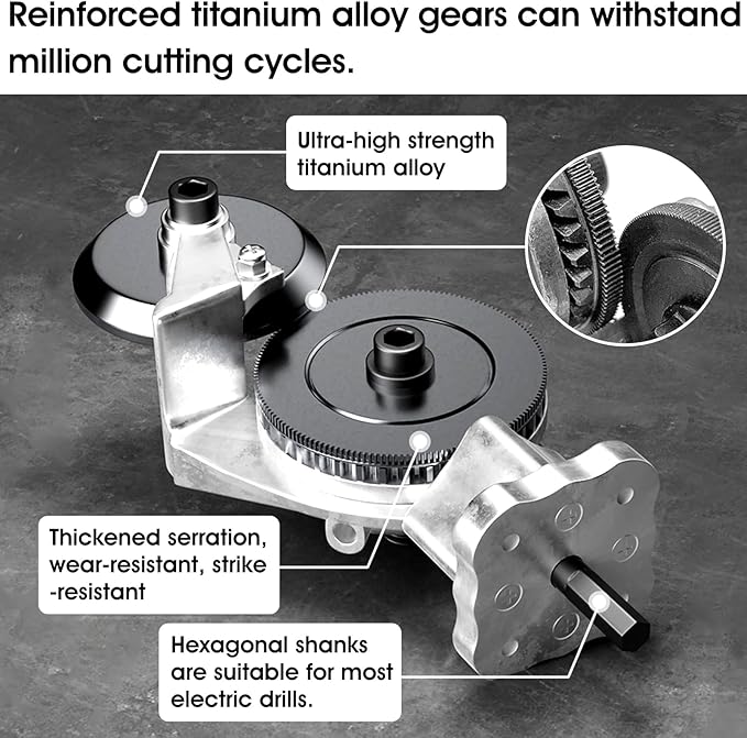 Crikele Electric Drill Shears Attachement