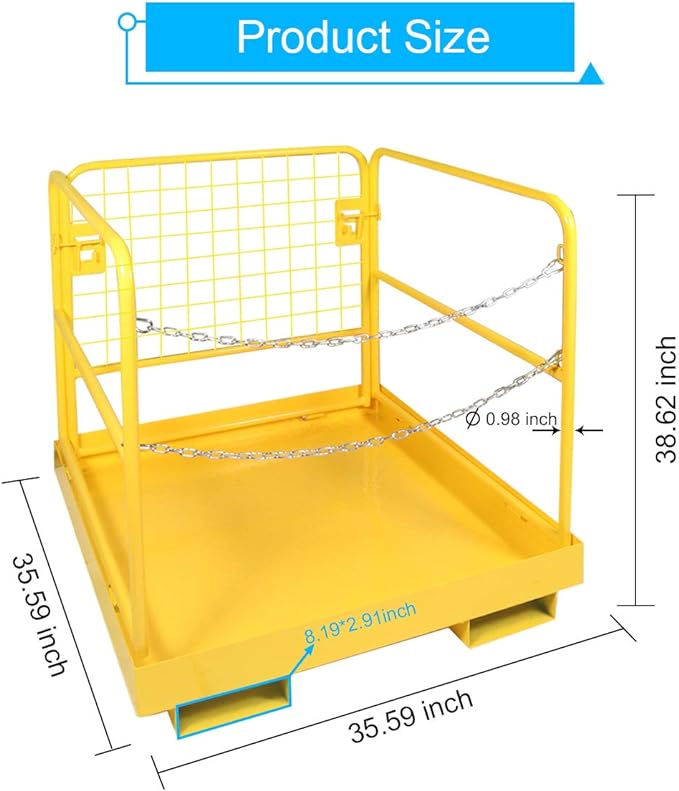 RbhAuto Forklift Safety Cage Work Platform