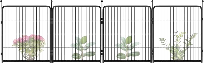 FXW Decorative Garden/Dog Fence 32in.x9ft. (Black)