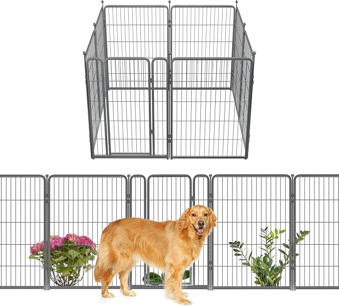 FXW Decorative Garden/Dog Fence 40in.x18ft. (Black)