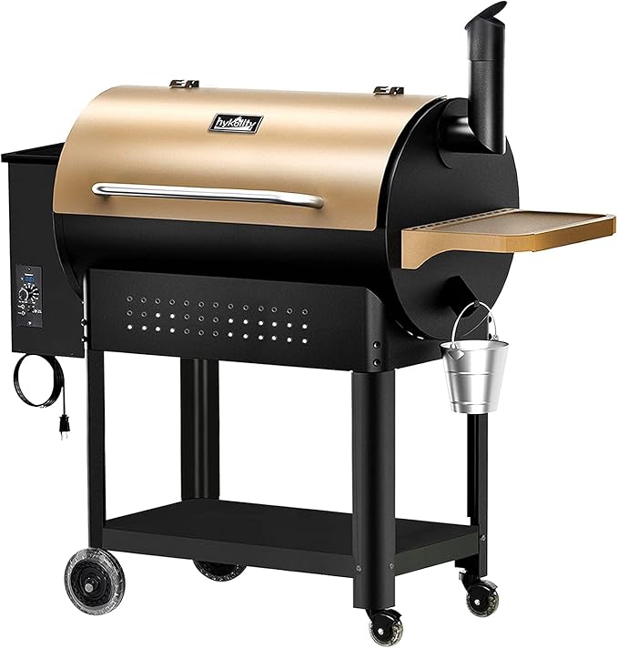 Hykolity 892 Sq. in. Wood Pellet Grill/Smoker