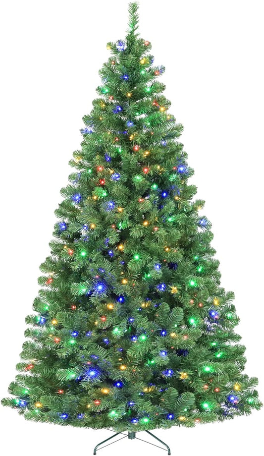 Hycolity 6ft. Prelit Multicolor Artificial Christmas Tree