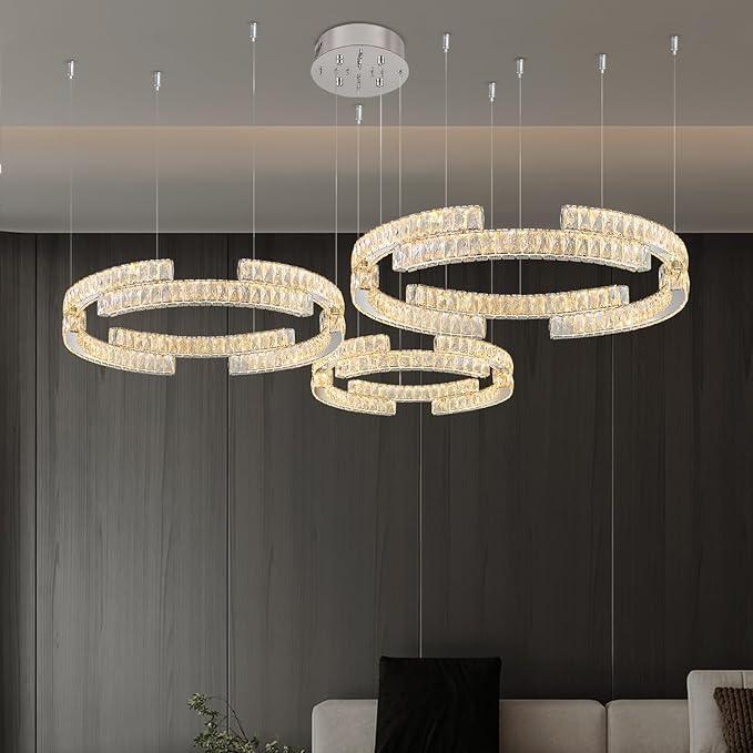 Idequy Ring Crystal Chandelier