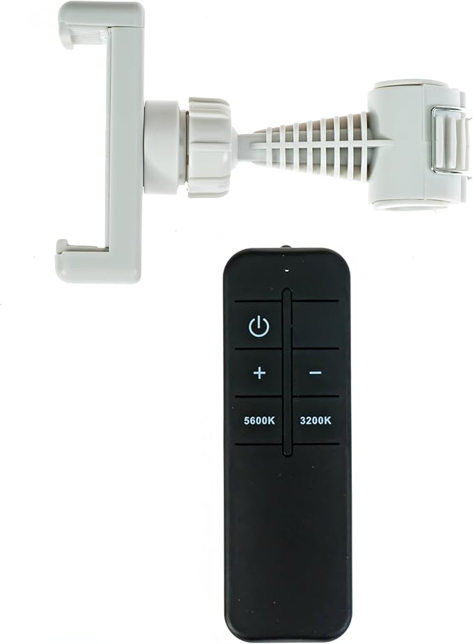 Lash Light for Eyelash Tech with Wheels - LED Half Moon Light