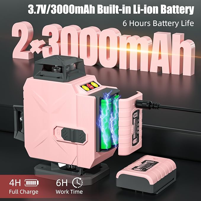 Paowafol 16-Line Laser Level (Pink)