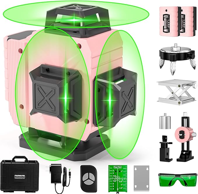 Paowafol 16-Line Laser Level (Pink)