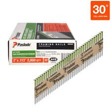 PASLODE 2 in. x 0.113-Gauge 30D Galvanized Ring Shank Paper Tape Framing Nails (2,000 per Box)