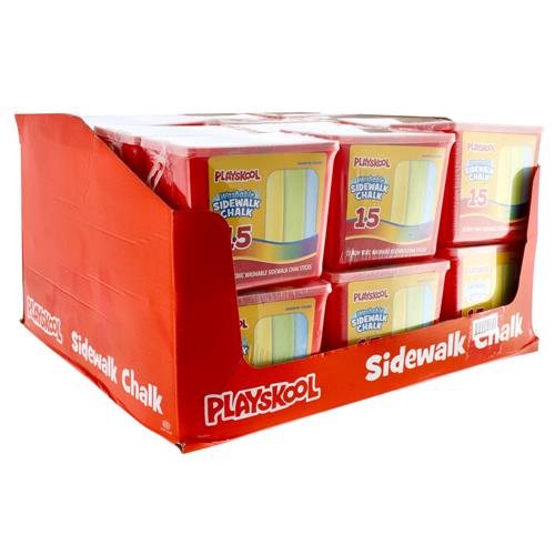 PLAYSKOOL 15-COUNT SIDEWALK CHALK BUCKET