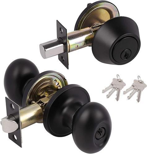 Probrico Entry Door Knob Set (Oil Rubbed Bronze)