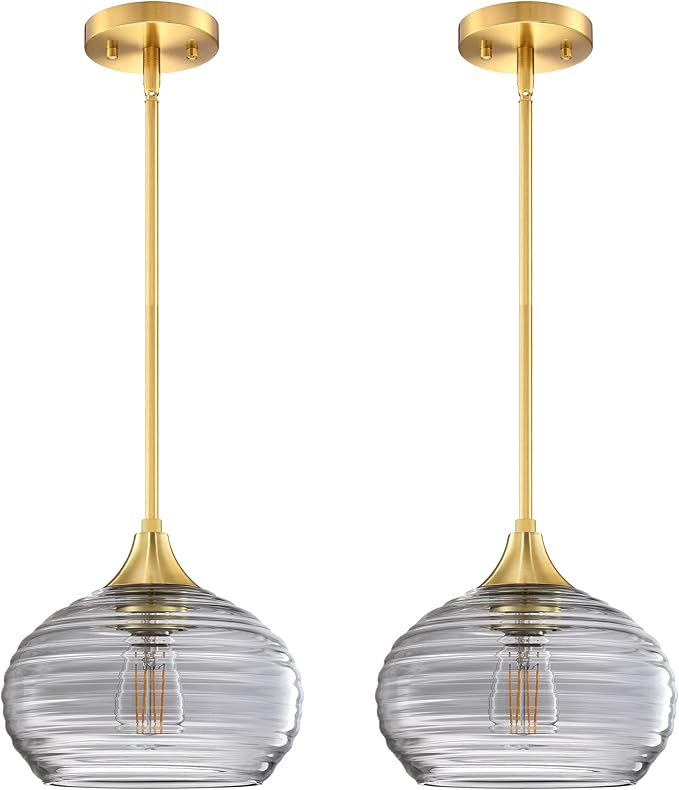 Rainlight Pendant Light- 2Pk (Brushed Bronze Finish)