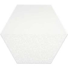 RHYTHM HEX PATTERN WHITE 11X13 - $1.99sqft 10.75sqft