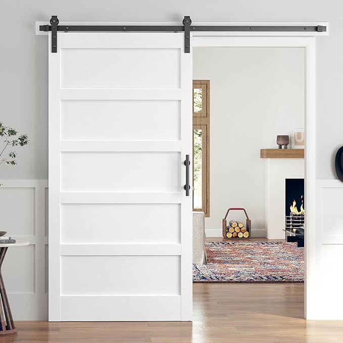 Roymelo 48x84 White Barn Door Kit