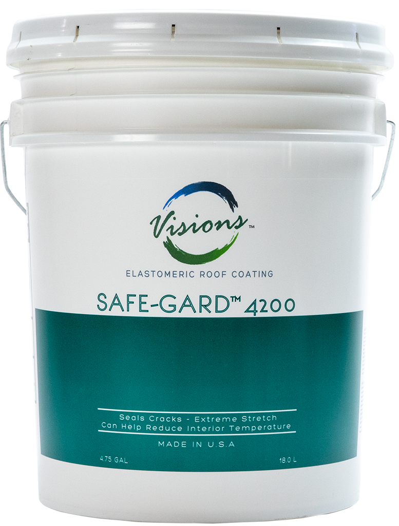 Visions ELASTOMERIC ROOF COATING 5 Gallon