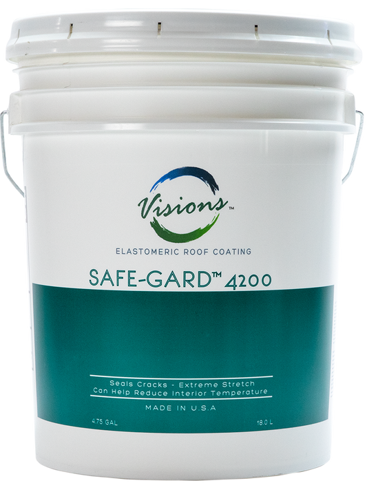 Visions ELASTOMERIC ROOF COATING 5 Gallon