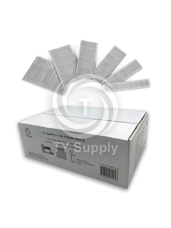 Ty Supply T45 16ga 1-3/4" Galvanized Finish Nails 2500PCS