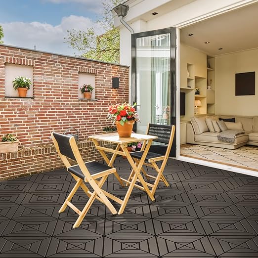 Vancastle Plastic Interlocking Deck Tiles