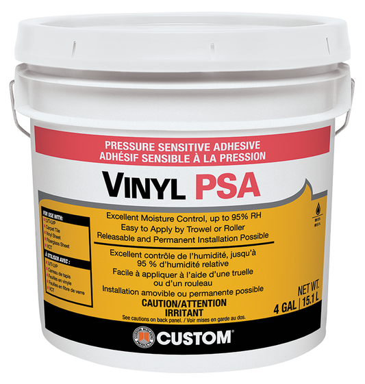 CUSTOM VINYL PSA ADHESIVE 4GAL