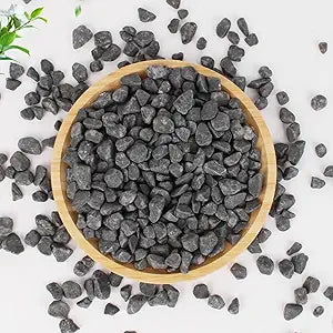 ( Clearance ) Whanley Small Black Decorative Pebbles 18lb