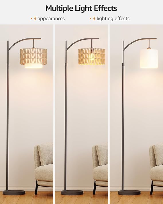 Xueglitt Rattan Floor Lamp