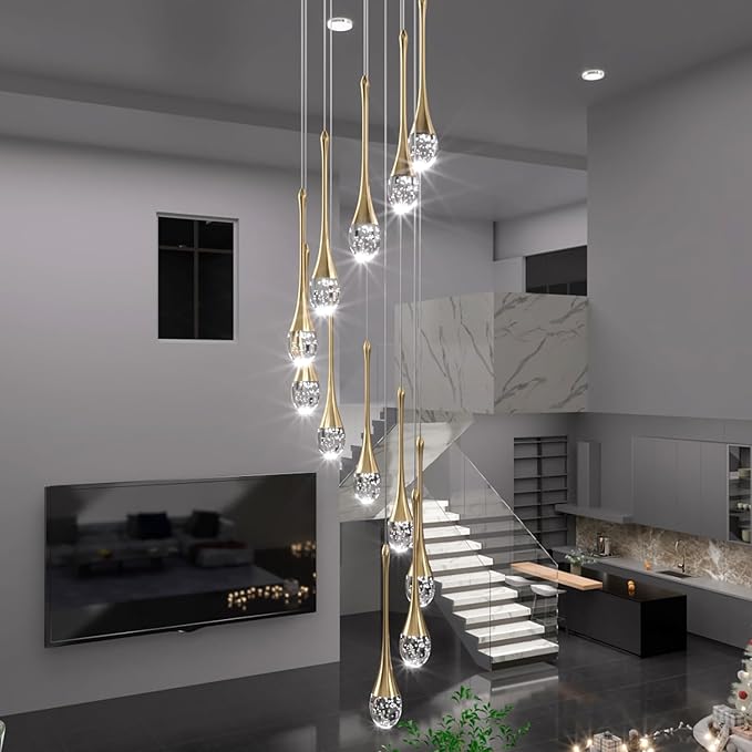 Ykolupty 12-Light Gold Chandelier