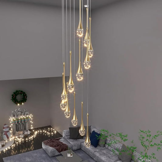 Ykolupty 12-Light Gold Chandelier