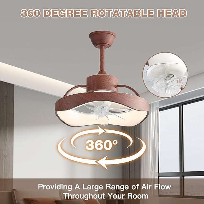 Zogoor Ceiling Fan w/Remote (Brown Finish)